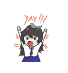 Little girl ＆Salmon（個別スタンプ：5）
