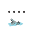 Little girl ＆Salmon（個別スタンプ：7）