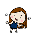 Diary Of A Cute Girl（個別スタンプ：3）