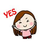 Diary Of A Cute Girl（個別スタンプ：7）