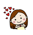 Diary Of A Cute Girl（個別スタンプ：9）