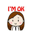 Diary Of A Cute Girl（個別スタンプ：12）