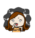 Diary Of A Cute Girl（個別スタンプ：16）