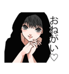 黒パーカーのクロくん（個別スタンプ：11）