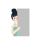 Bb Little girls（個別スタンプ：36）