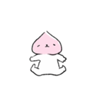ふっくらももまんじゅ（個別スタンプ：25）