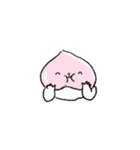 ふっくらももまんじゅ（個別スタンプ：40）