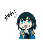 Little wizard JingYu English version（個別スタンプ：8）