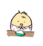 ひよこのいる生活 1歳編（個別スタンプ：21）