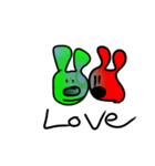Crazy Rabbit ＆ The Gang（個別スタンプ：4）