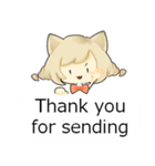 Thank you to you（個別スタンプ：14）
