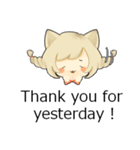 Thank you to you（個別スタンプ：18）