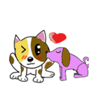 lovely dog Eng ver（個別スタンプ：10）