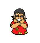 アロハなおっさん（個別スタンプ：3）