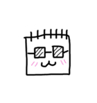 しかくいやつ。（個別スタンプ：1）