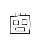 しかくいやつ。（個別スタンプ：2）