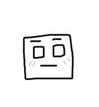 しかくいやつ。（個別スタンプ：4）