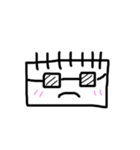 しかくいやつ。（個別スタンプ：5）