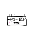 しかくいやつ。（個別スタンプ：6）