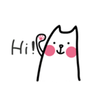 Cat with pink cheeks（個別スタンプ：1）