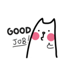 Cat with pink cheeks（個別スタンプ：2）
