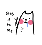 Cat with pink cheeks（個別スタンプ：5）