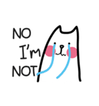 Cat with pink cheeks（個別スタンプ：8）