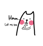 Cat with pink cheeks（個別スタンプ：9）