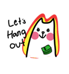 Cat with pink cheeks（個別スタンプ：10）