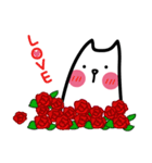 Cat with pink cheeks（個別スタンプ：11）