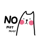 Cat with pink cheeks（個別スタンプ：12）