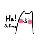 Cat with pink cheeks（個別スタンプ：15）