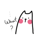 Cat with pink cheeks（個別スタンプ：19）