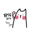 Cat with pink cheeks（個別スタンプ：24）