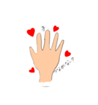 全身で表現します（個別スタンプ：5）