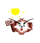 Allo-Chan cute monster（個別スタンプ：32）