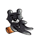 Black bear bear（個別スタンプ：1）