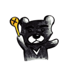 Black bear bear（個別スタンプ：3）
