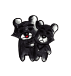 Black bear bear（個別スタンプ：4）