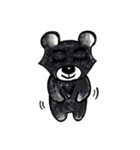 Black bear bear（個別スタンプ：7）