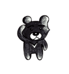 Black bear bear（個別スタンプ：8）