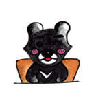 Black bear bear（個別スタンプ：11）
