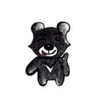 Black bear bear（個別スタンプ：12）