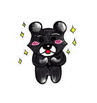 Black bear bear（個別スタンプ：14）
