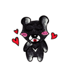Black bear bear（個別スタンプ：15）