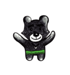 Black bear bear（個別スタンプ：16）