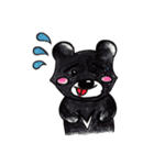Black bear bear（個別スタンプ：29）