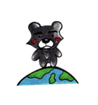 Black bear bear（個別スタンプ：31）