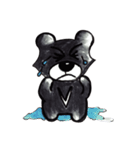 Black bear bear（個別スタンプ：32）