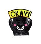 Black bear bear（個別スタンプ：33）